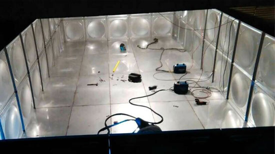 盤錦市不銹鋼水箱施工